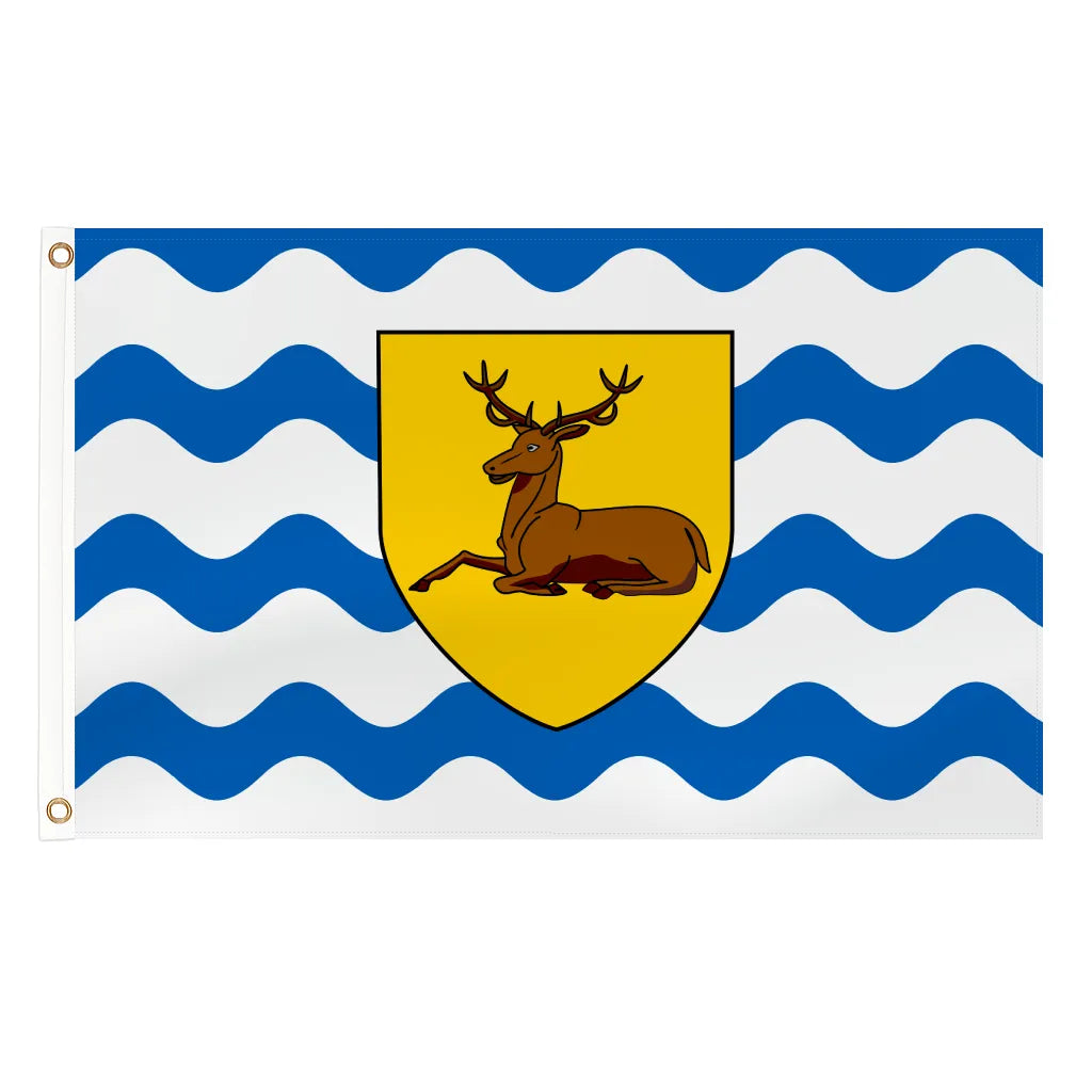 Hertfordshire county flag - 5ft x 3ft lightweight polyester with brass eyelets