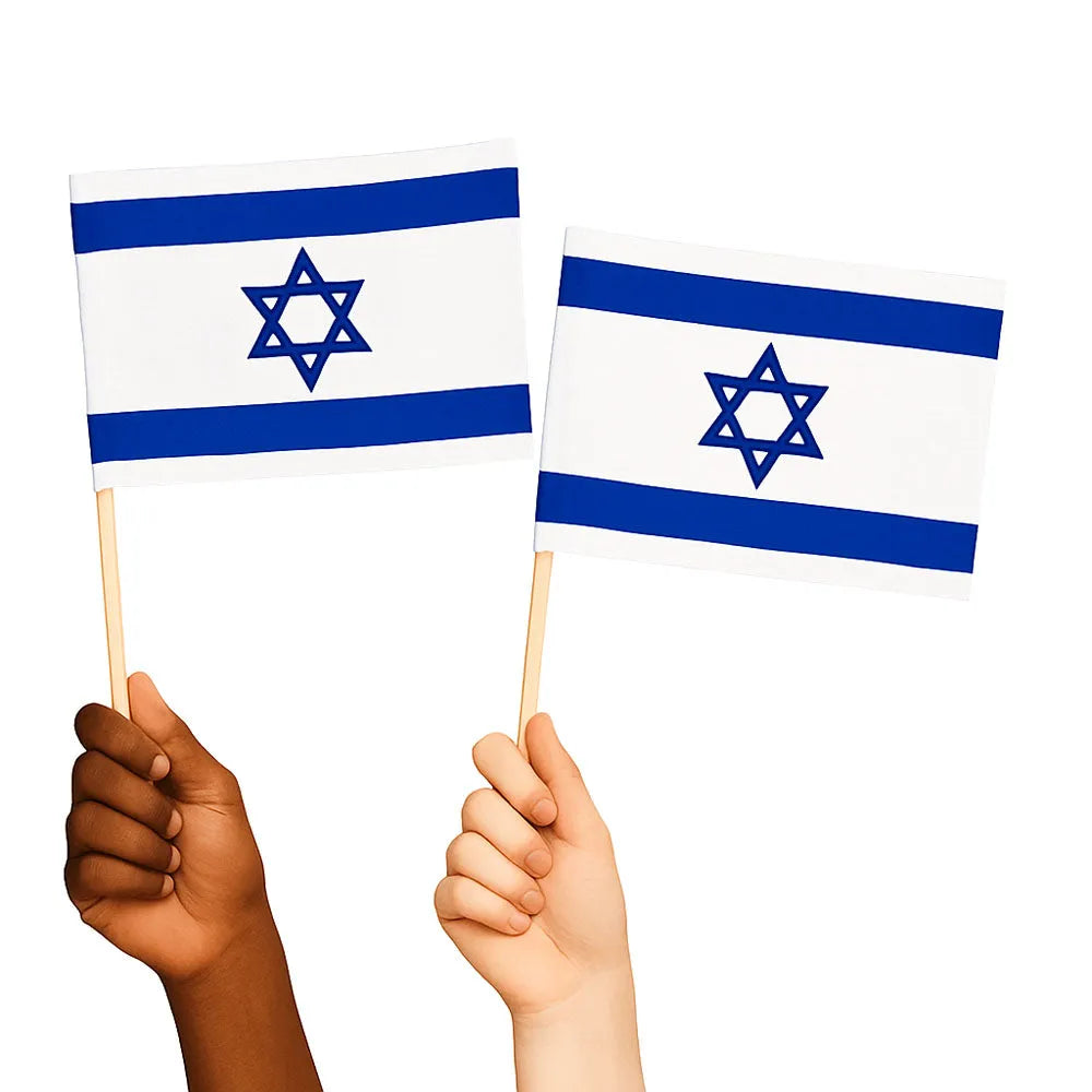 Israel Handwaving Flags