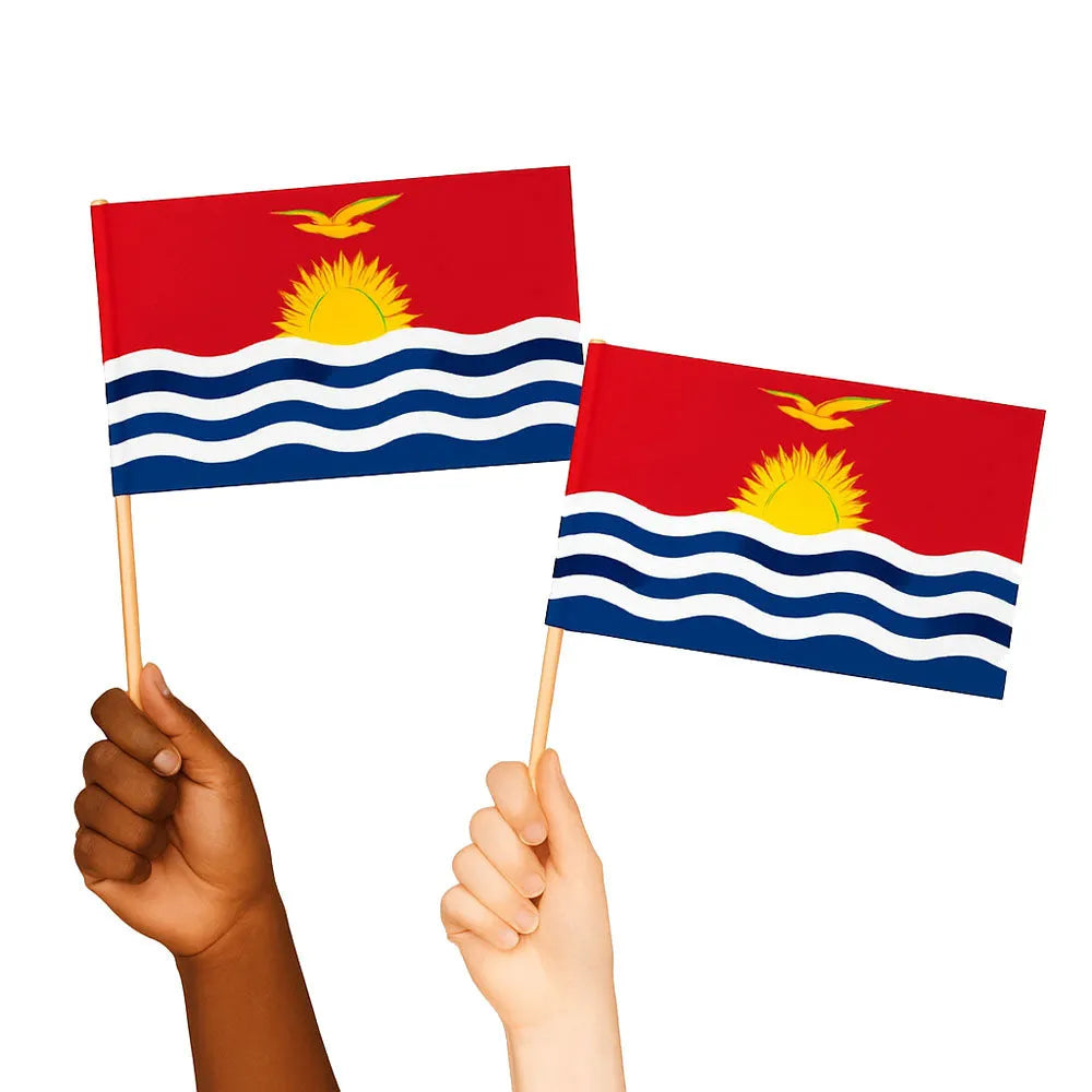 Kiribati Handwaving Flags