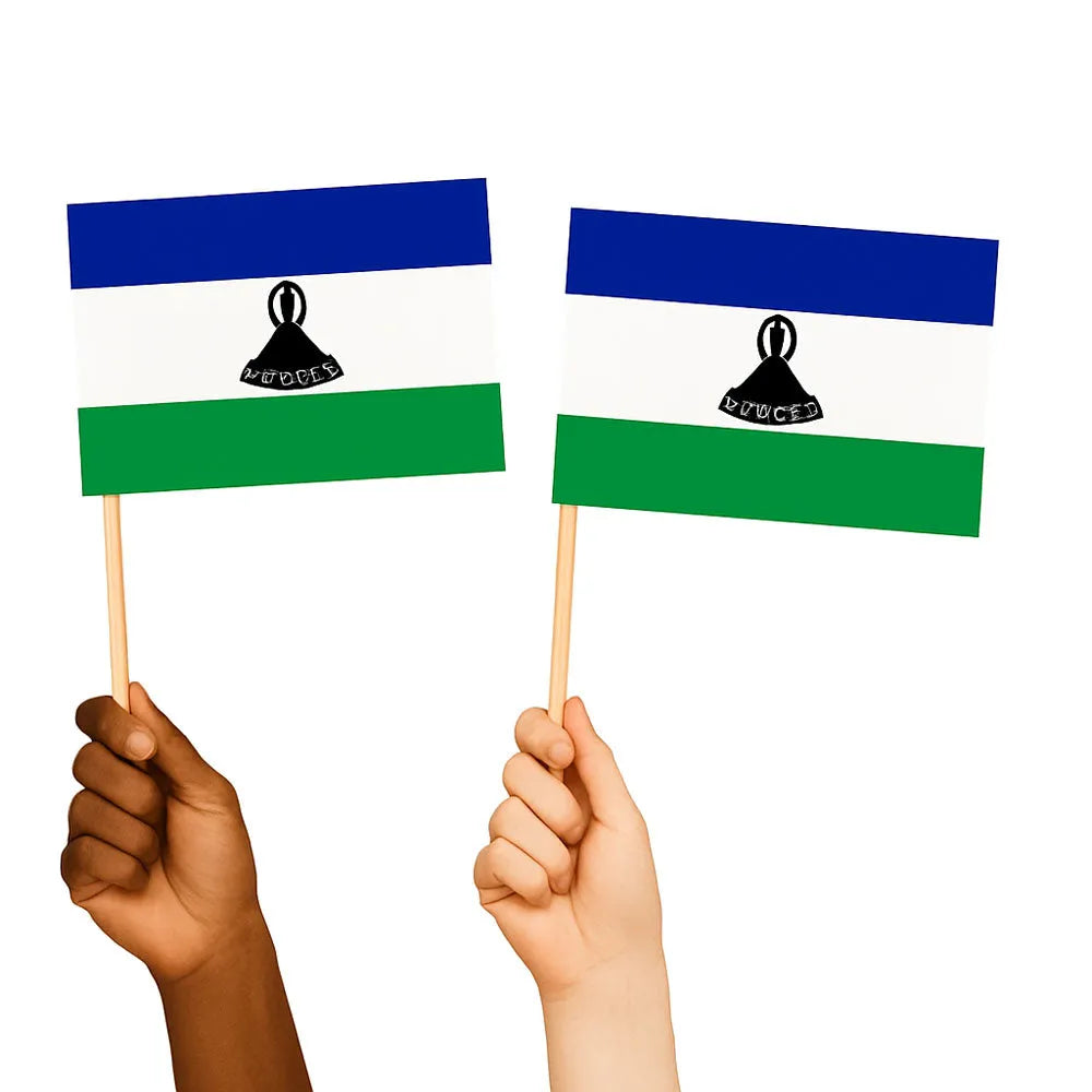 Lesotho Handwaving Flags