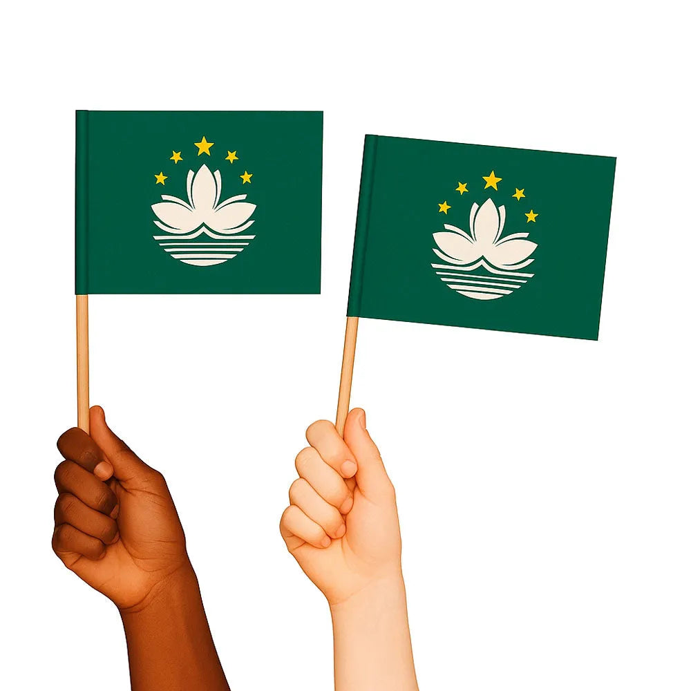 Macao Handwaving Flags