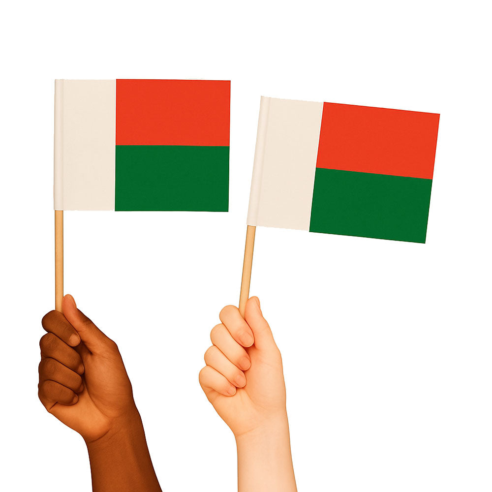 Madagascar Handwaving Flags