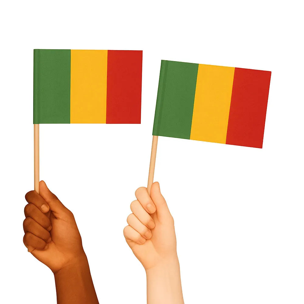 Mali Handwaving Flags