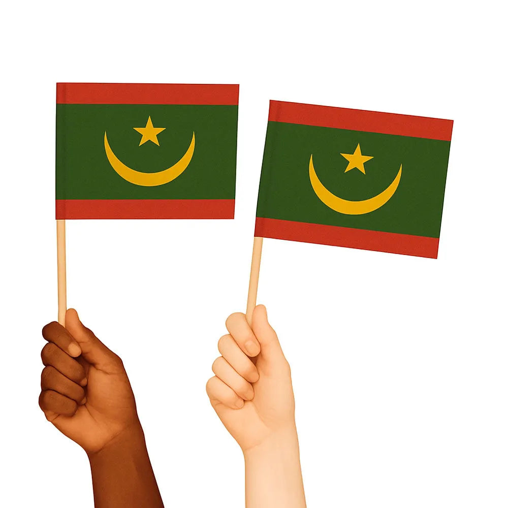 Mauritania Handwaving Flags