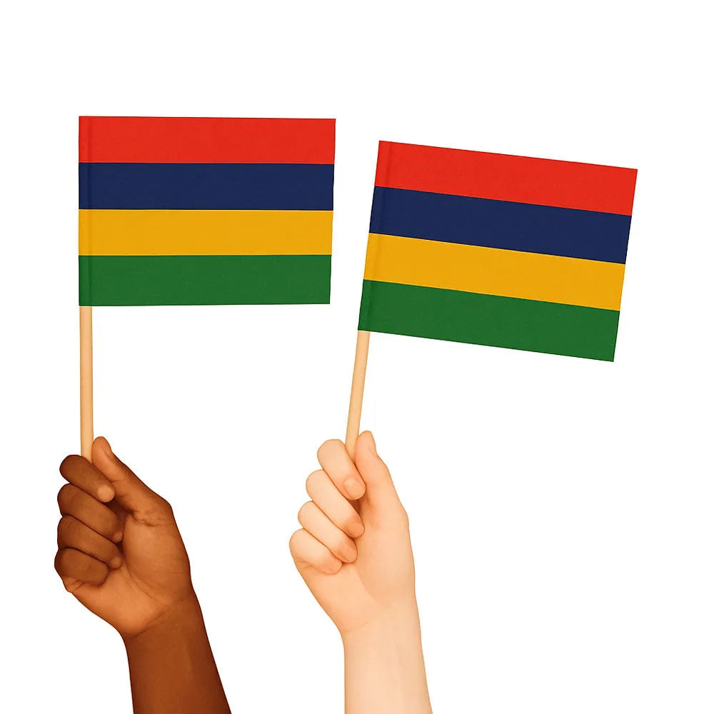Mauritius Handwaving Flags