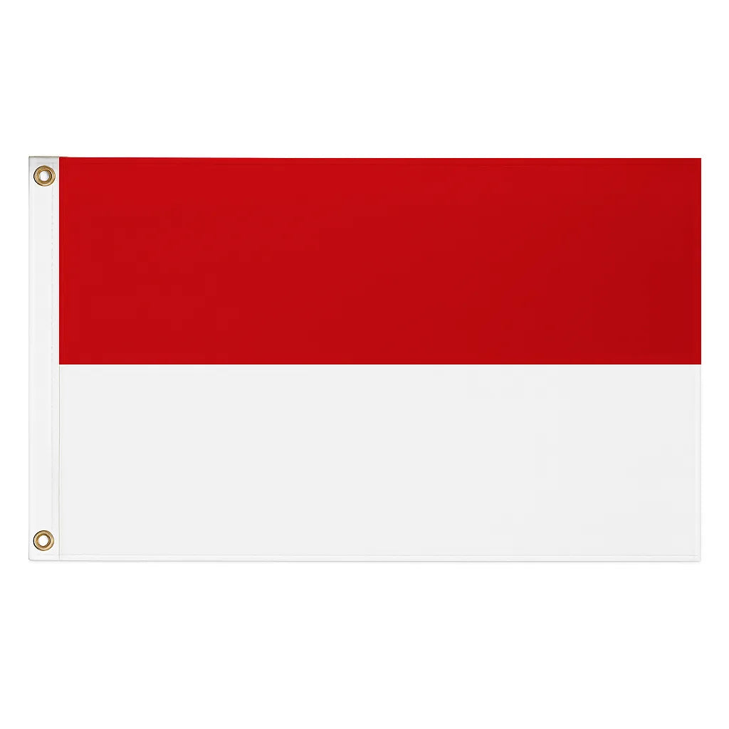 Monaco novelty flag – national design with brass eyelets, ships from the UK