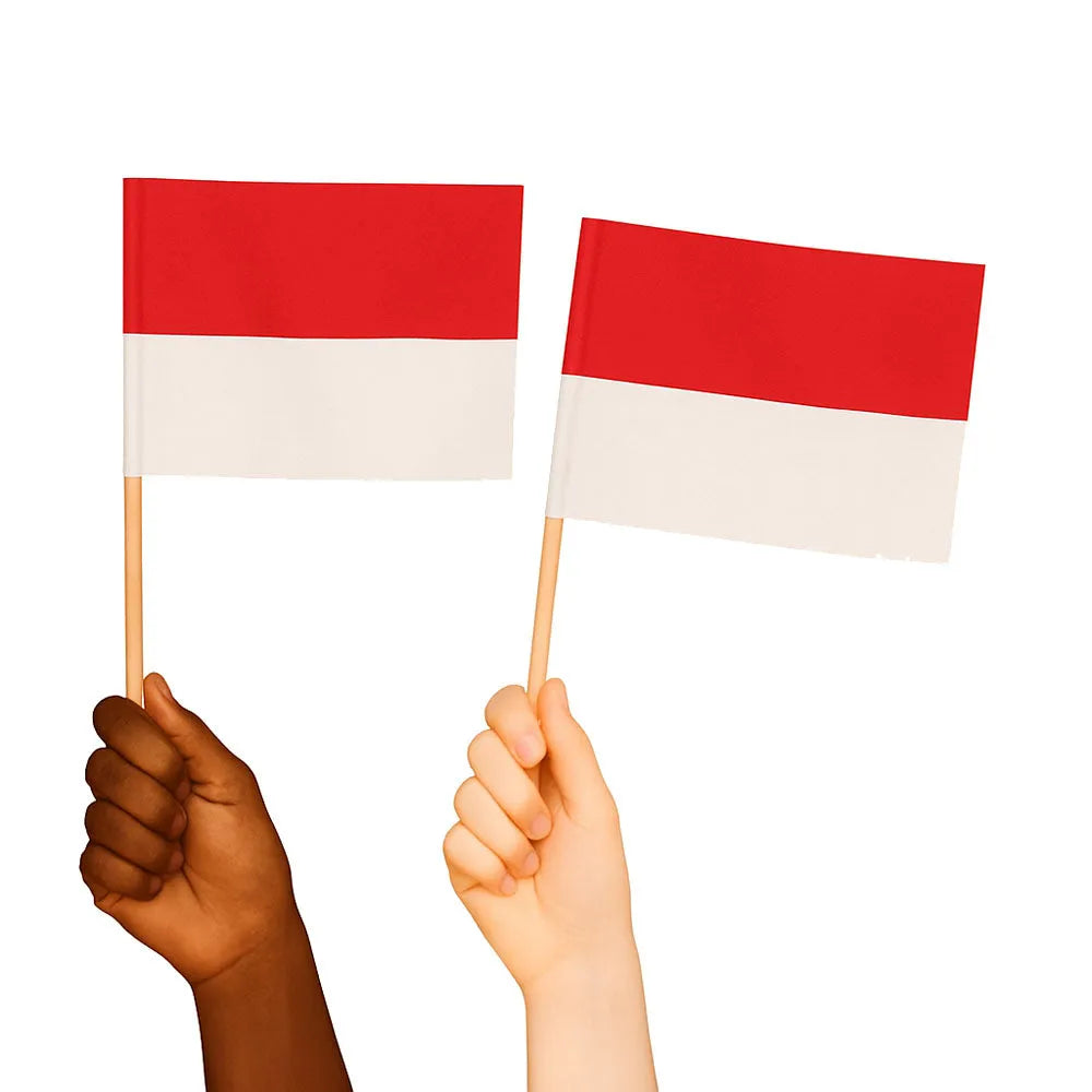 Monaco Handwaving Flags