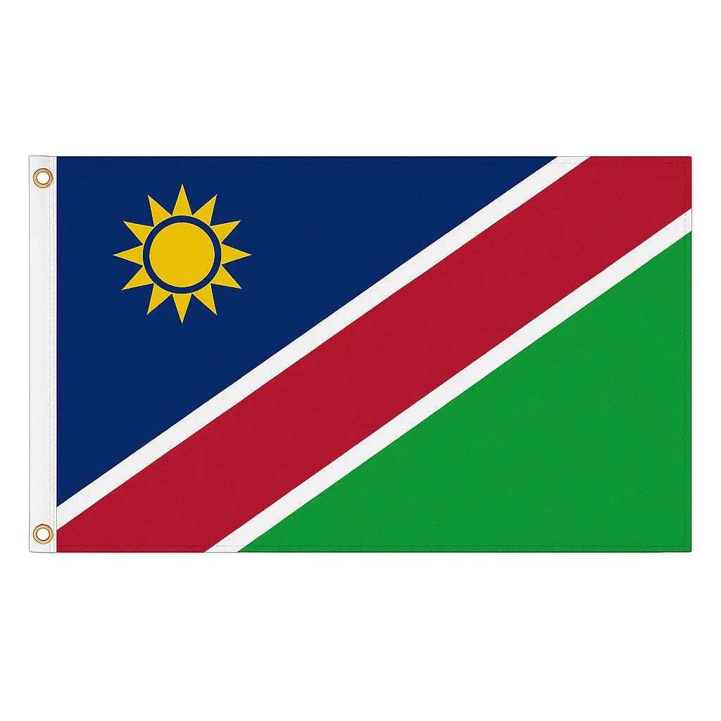 Namibia novelty flag – national design with brass eyelets, ships from the UK