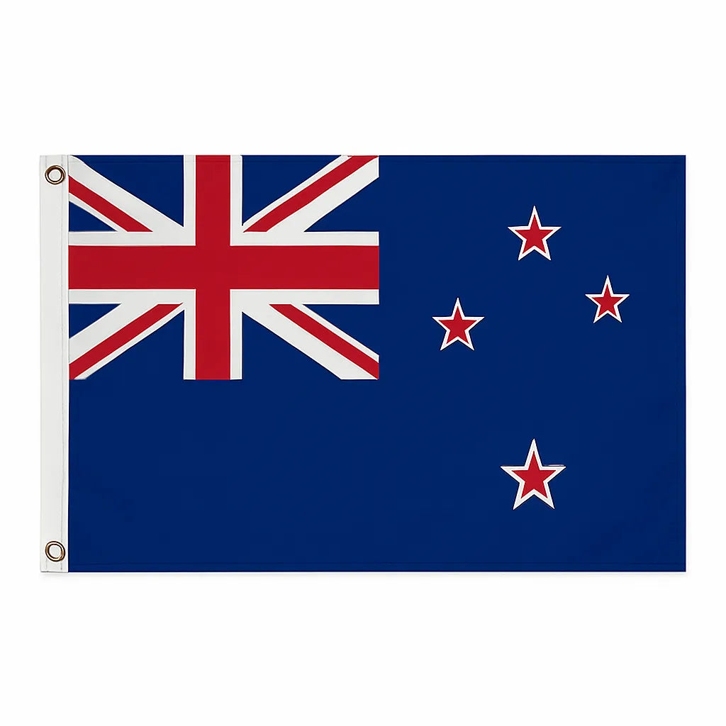 New Zealand novelty flag – national design with brass eyelets, ships from the UK