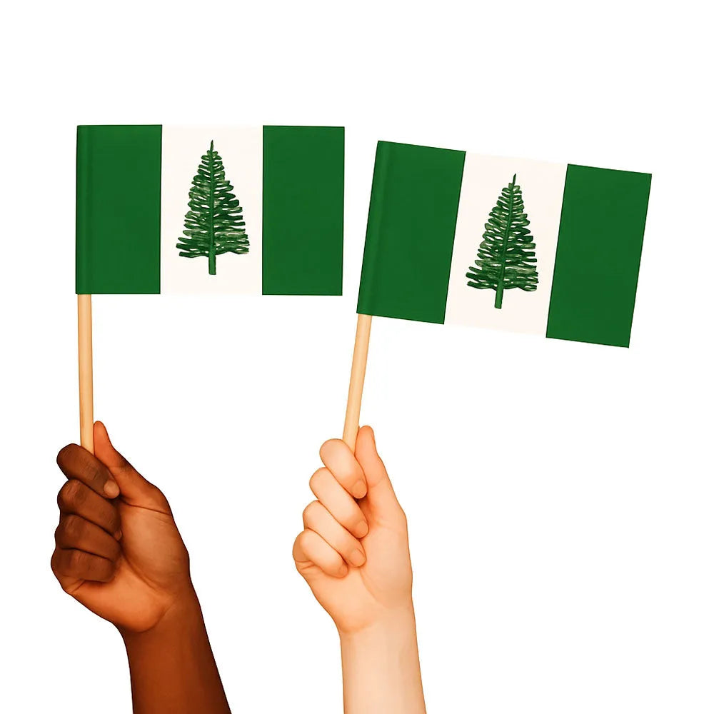 Norfolk Island Handwaving Flags