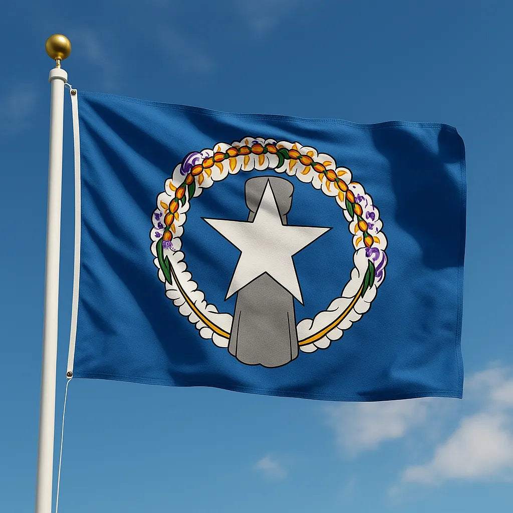 Sewn North Marianas Flag – premium woven polyester, professional quality for long-term external display.