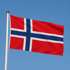 Norway Sewn Flagpole Flag