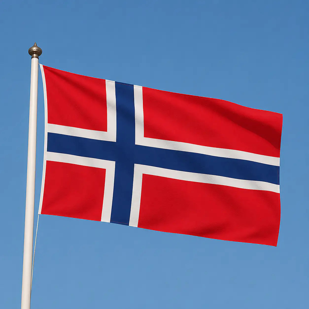 Norway Sewn Flagpole Flag