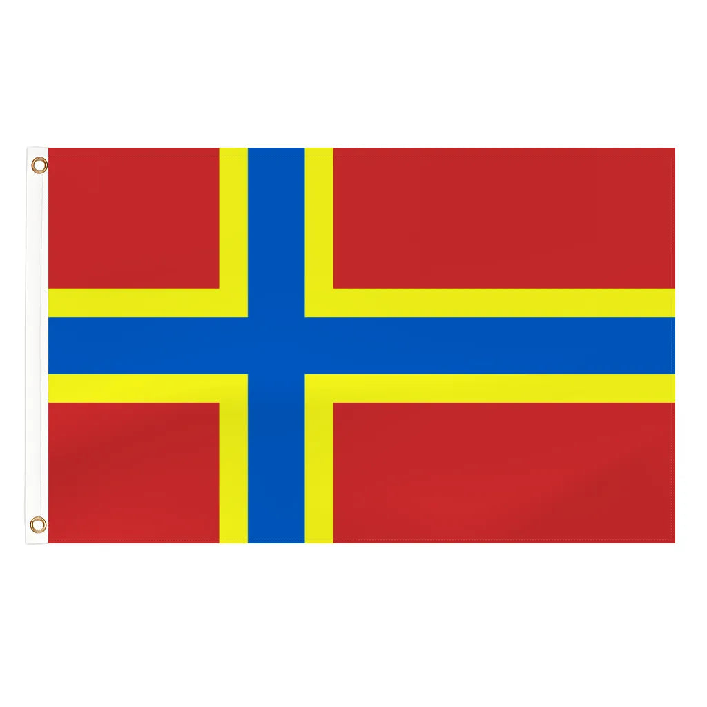 Orkney island flag - 5ft x 3ft lightweight polyester with brass eyelets