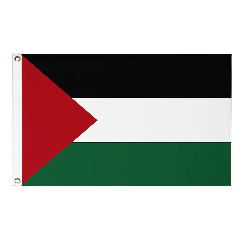 Palestine novelty flag – national design with brass eyelets, ships from the UK