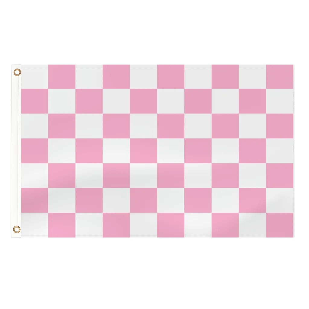 Chequered Lightweight Flags (Various Colours)