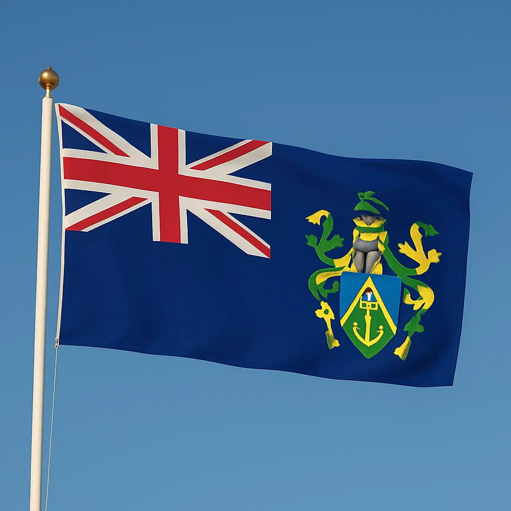 Sewn Pitcairn Island Flag – premium woven polyester, professional quality for long-term external display.