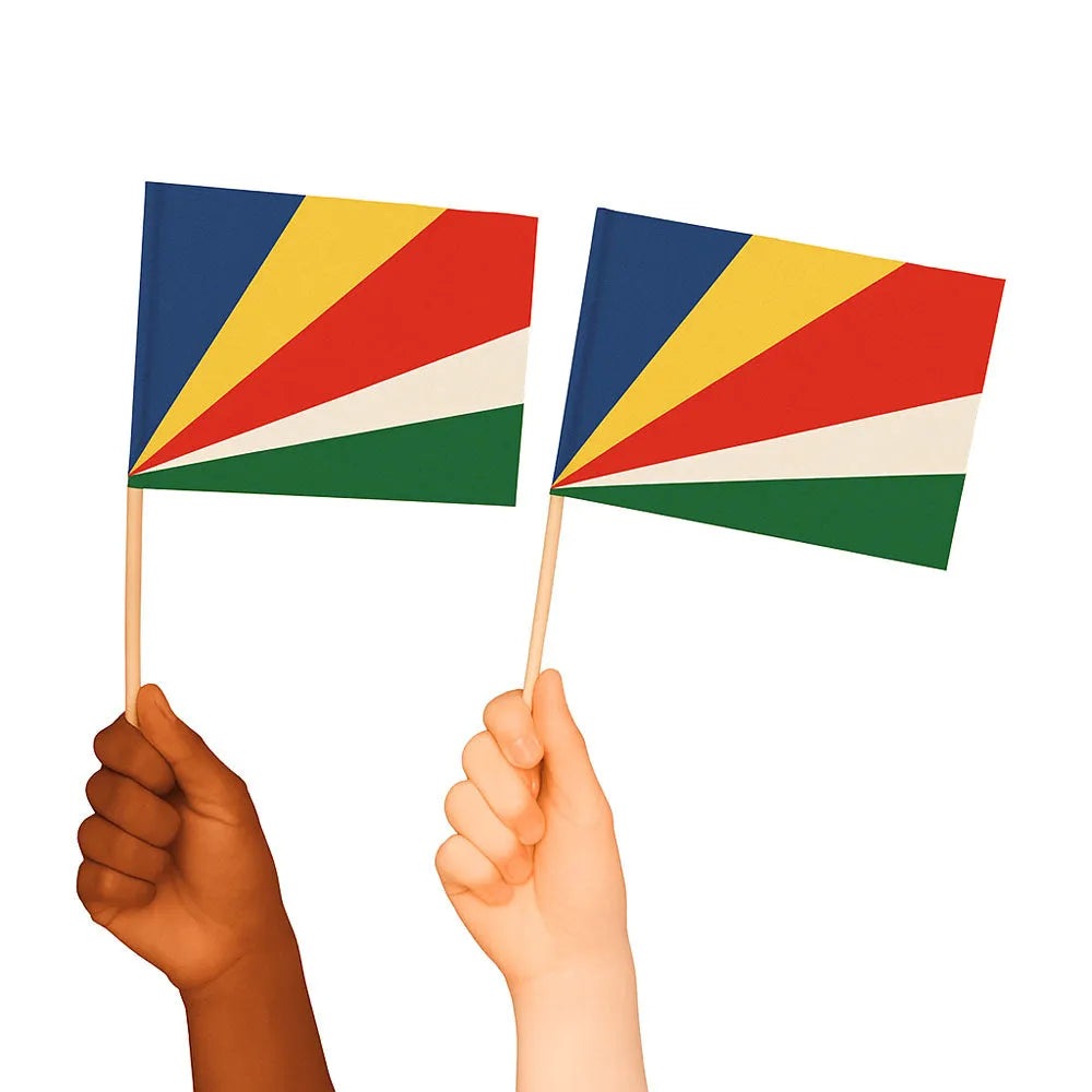 Seychelles Handwaving Flags