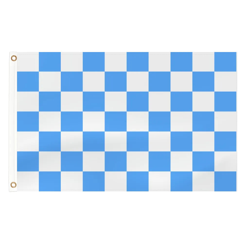 Chequered Lightweight Flags (Various Colours)