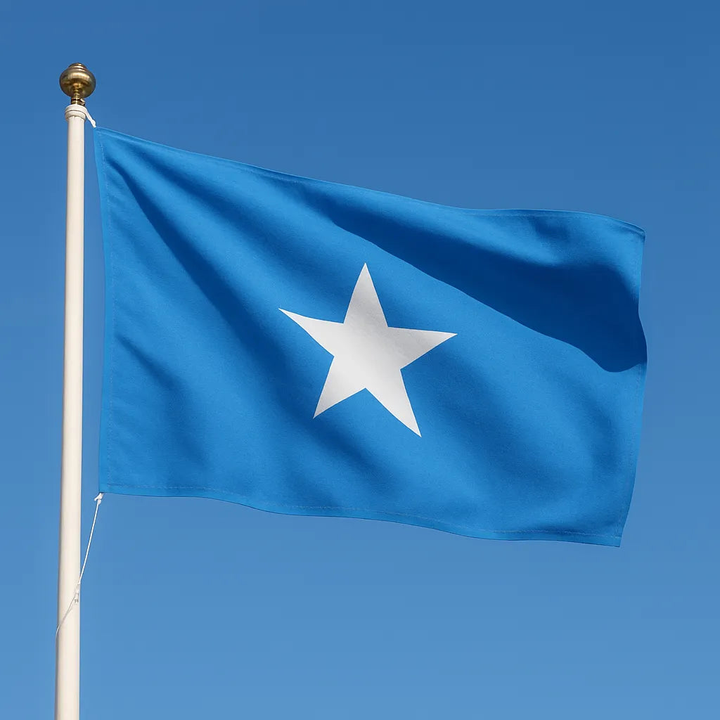 Sewn Somalia Flag – premium woven polyester, professional quality for long-term external display.