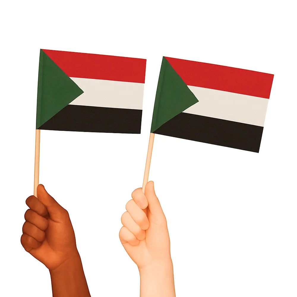 Sudan Handwaving Flags