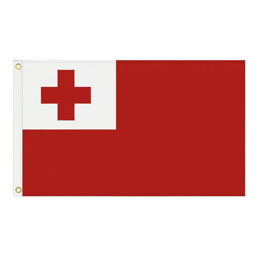 Tonga novelty flag – national design with brass eyelets, ships from the UK