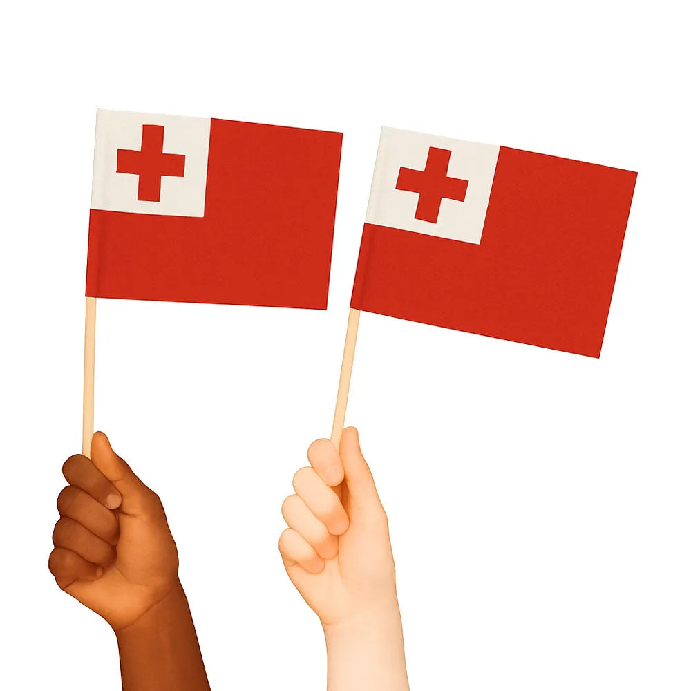 Tonga Handwaving Flags