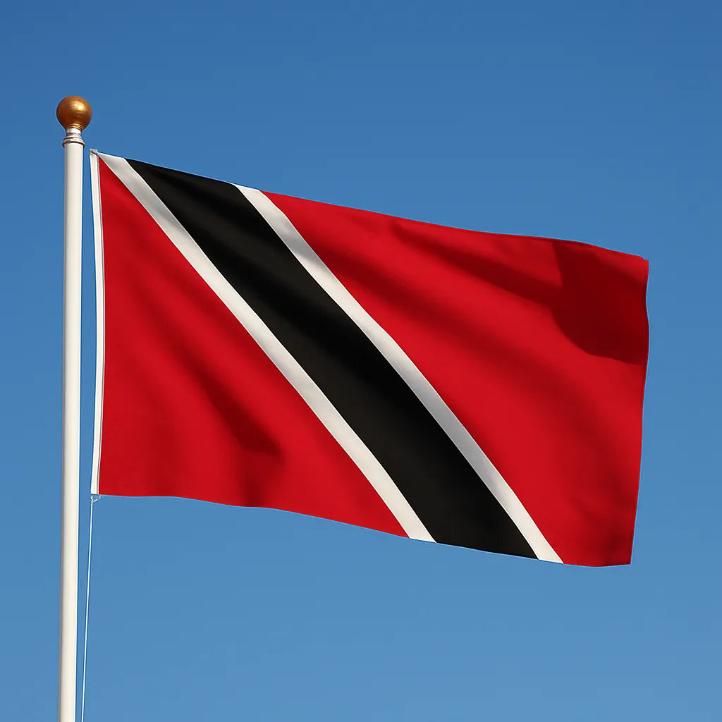Sewn Trinidad and Tobago Flag – premium woven polyester, professional quality for long-term external display.
