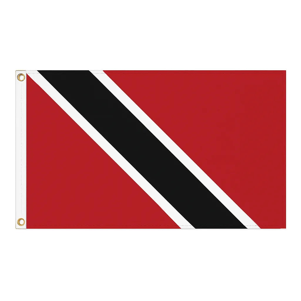 Trinidad and Tobago novelty flag – national design with brass eyelets, ships from the UK