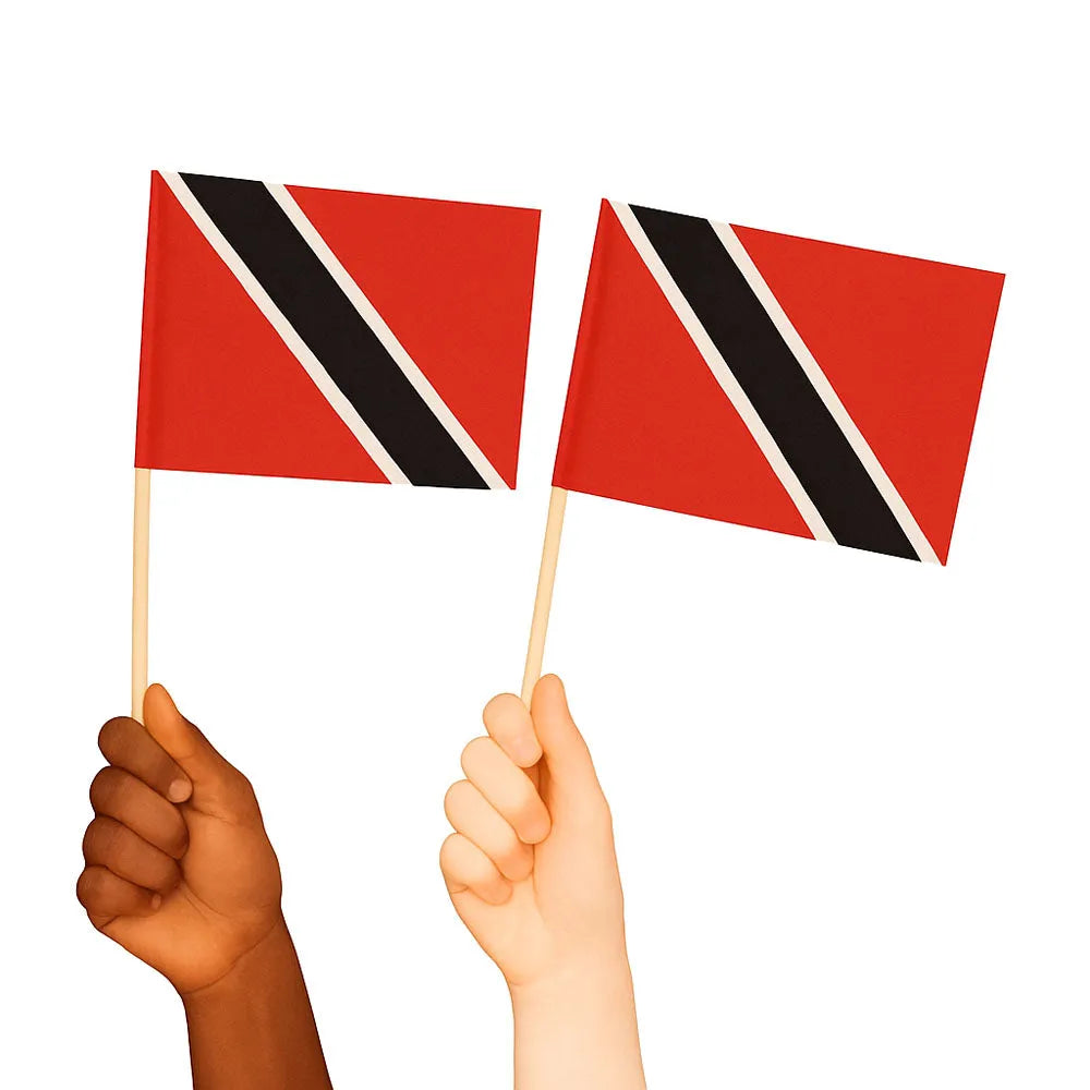 Trinidad and Tobago Handwaving Flags