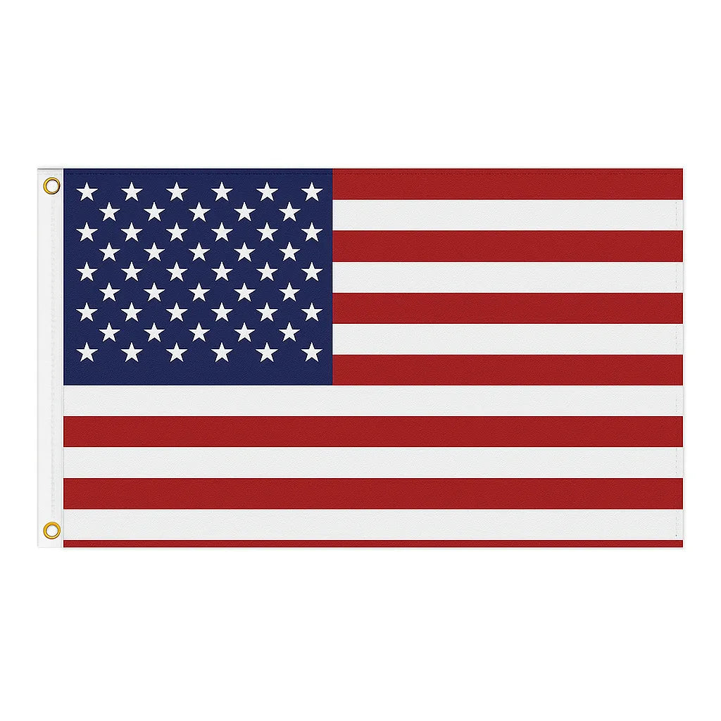 United States novelty flag – national design with brass eyelets, ships from the UK