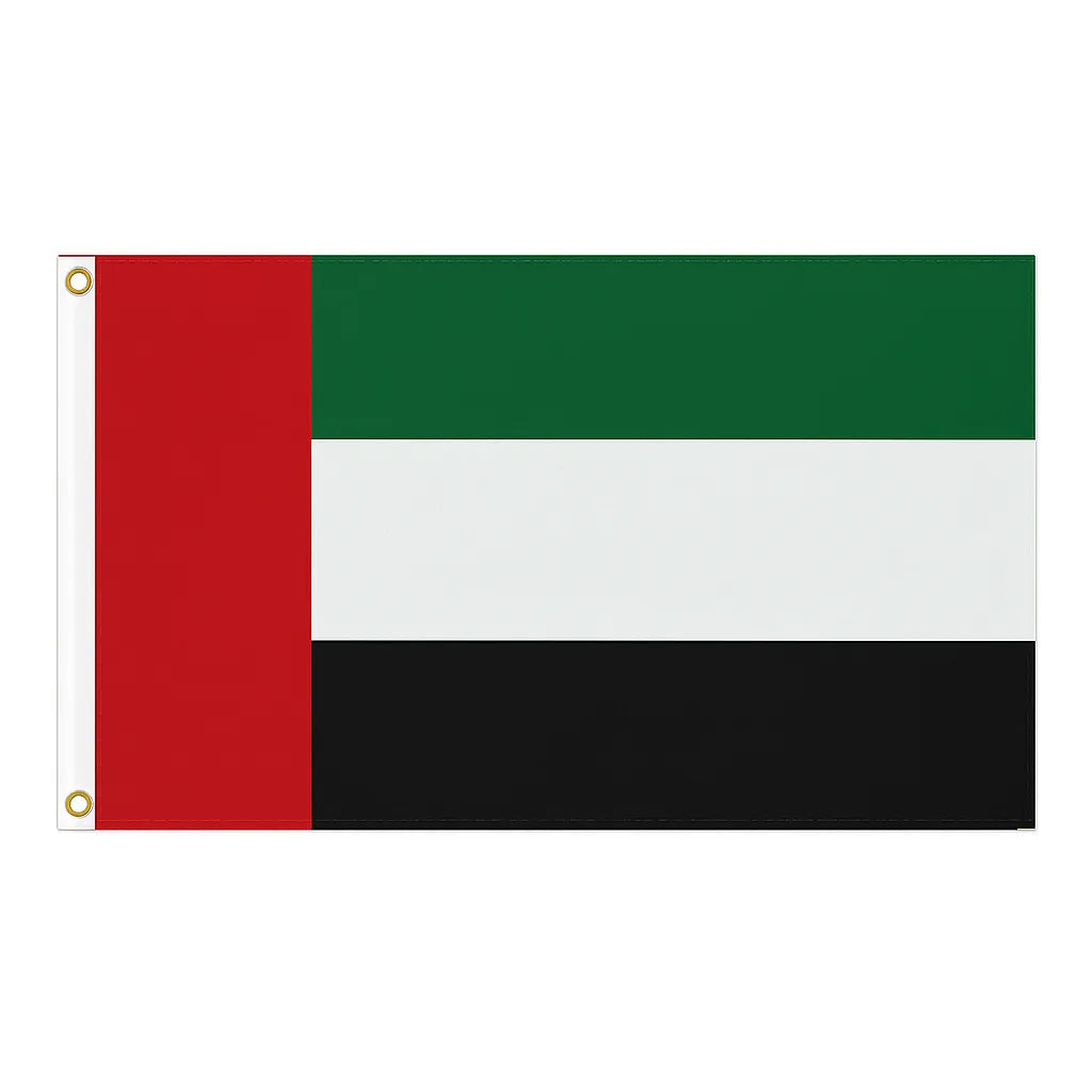 United Arab Emirates novelty flag – national design with brass eyelets, ships from the UK