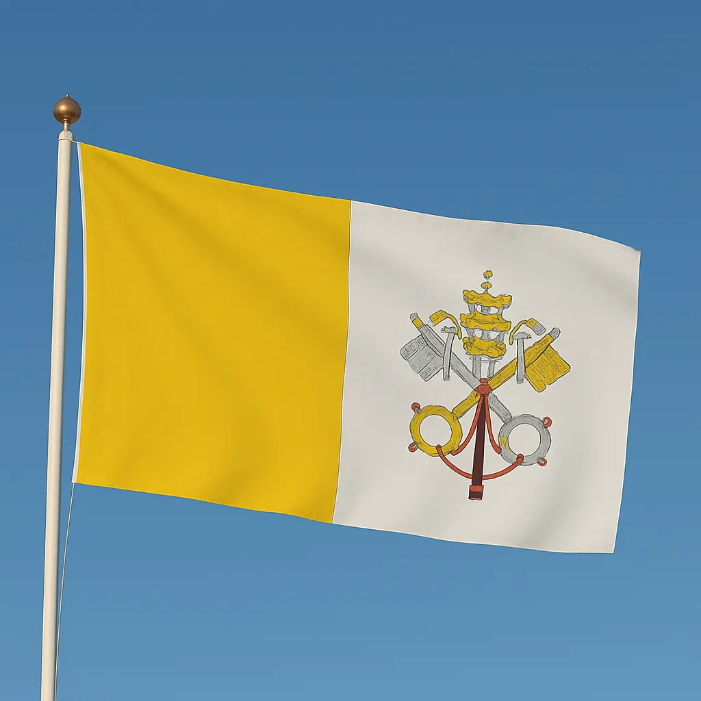 Sewn Vatican City Flag – premium woven polyester, professional quality for long-term external display.