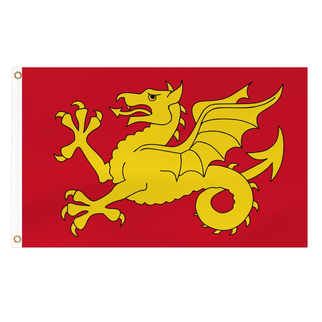 Wessex regional flag - 5ft x 3ft lightweight polyester with brass eyelets
