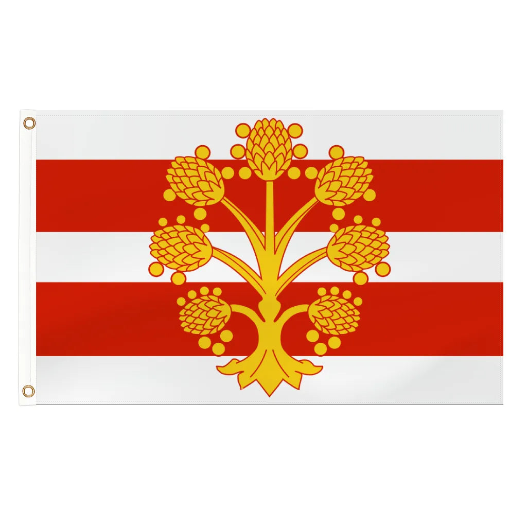 Westmorland county flag - 5ft x 3ft lightweight polyester with brass eyelets