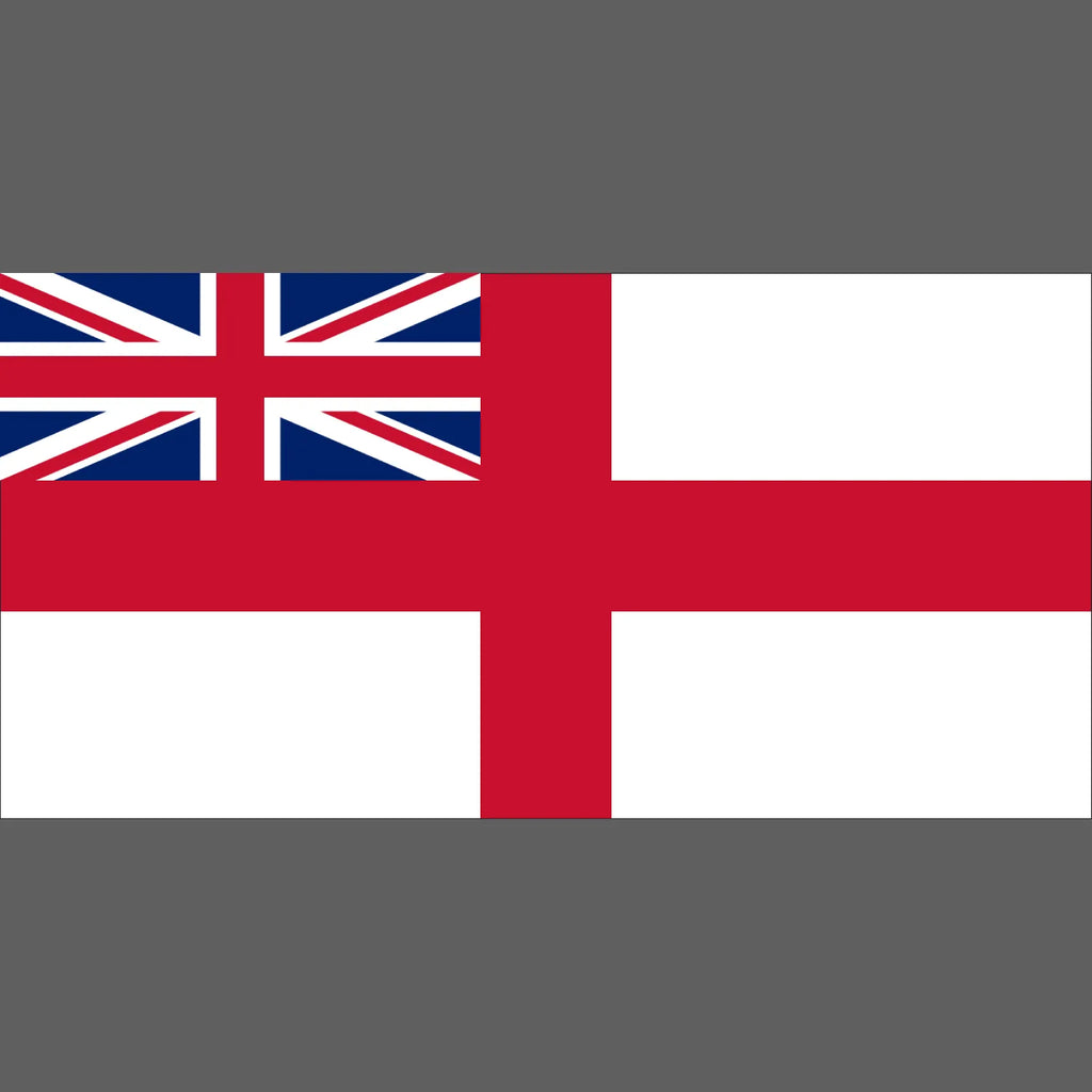 White Ensign Football supporters flags design layout.