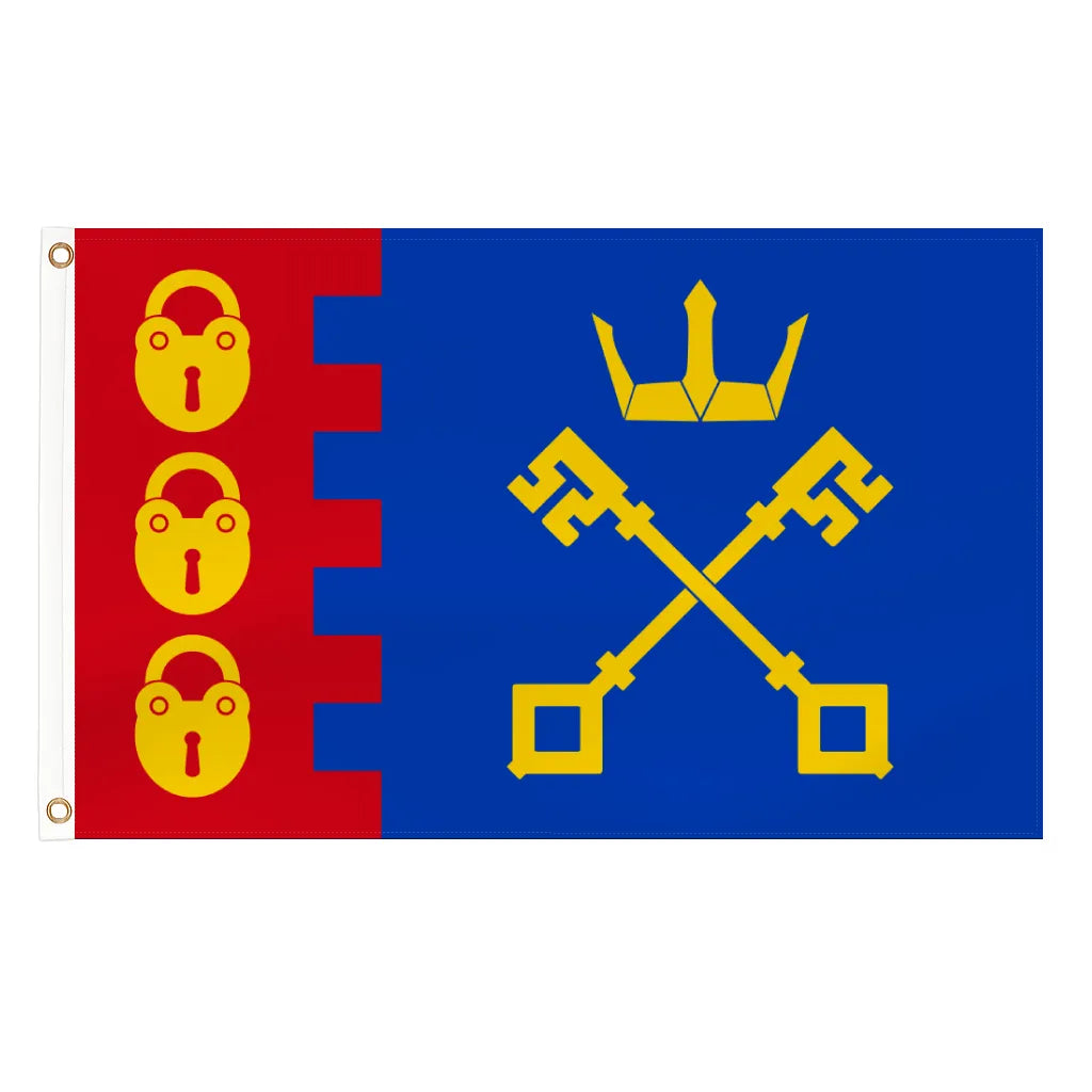 Willenhall County county flag - 5ft x 3ft lightweight polyester with brass eyelets