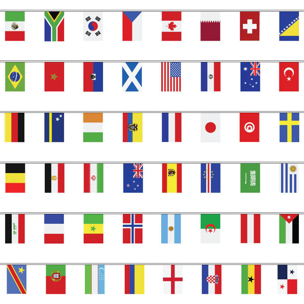 World Cup 2026 Bunting Lengths