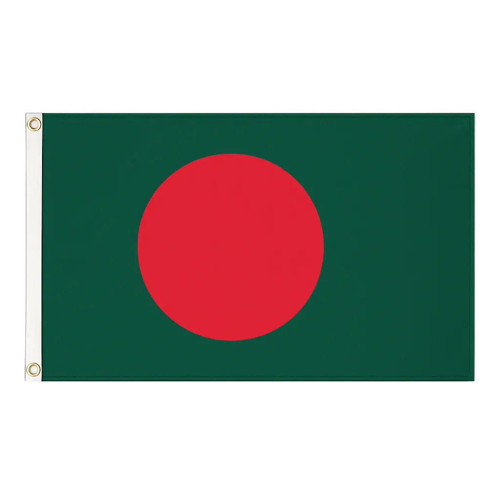 Bangladesh novelty flag – national design with brass eyelets, ships from the UK