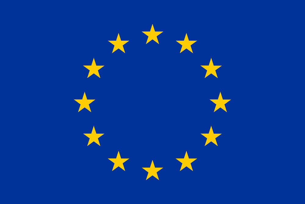 European Union Sewn Flagpole Flag (EU Flag)